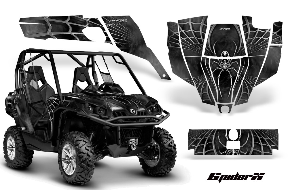 Can-Am Commander Graphics Kit SpiderX Silver